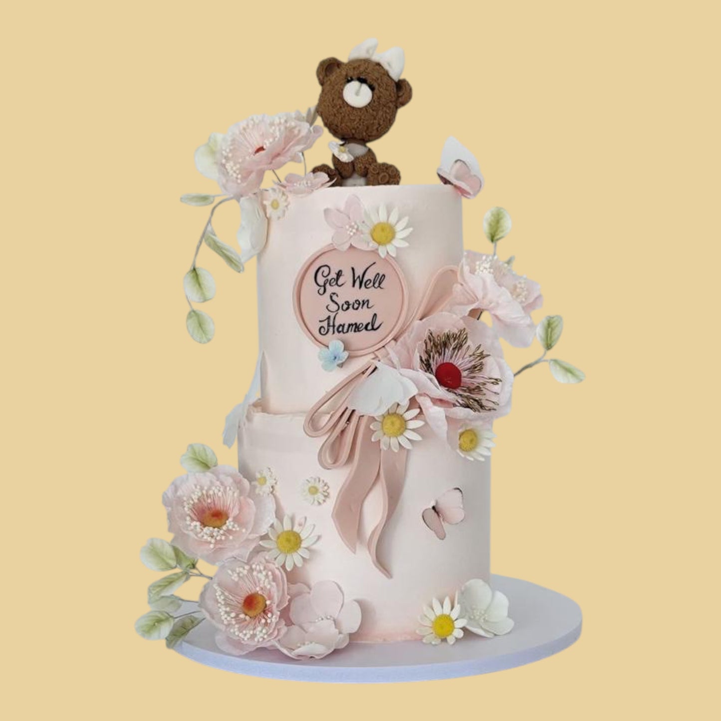 Get Well Teddy — Sugar Paste