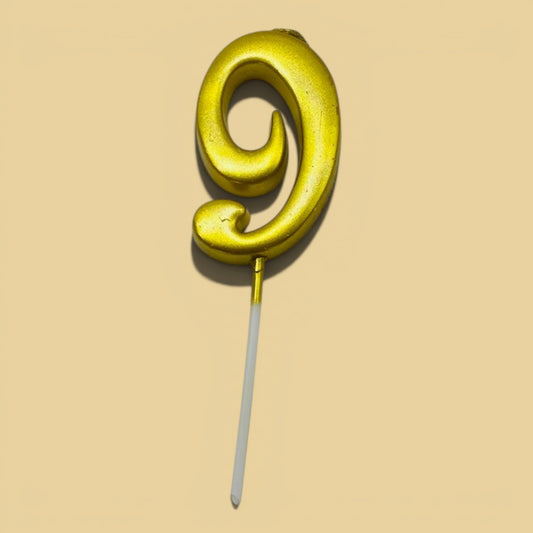 Golden Number Candle — 9