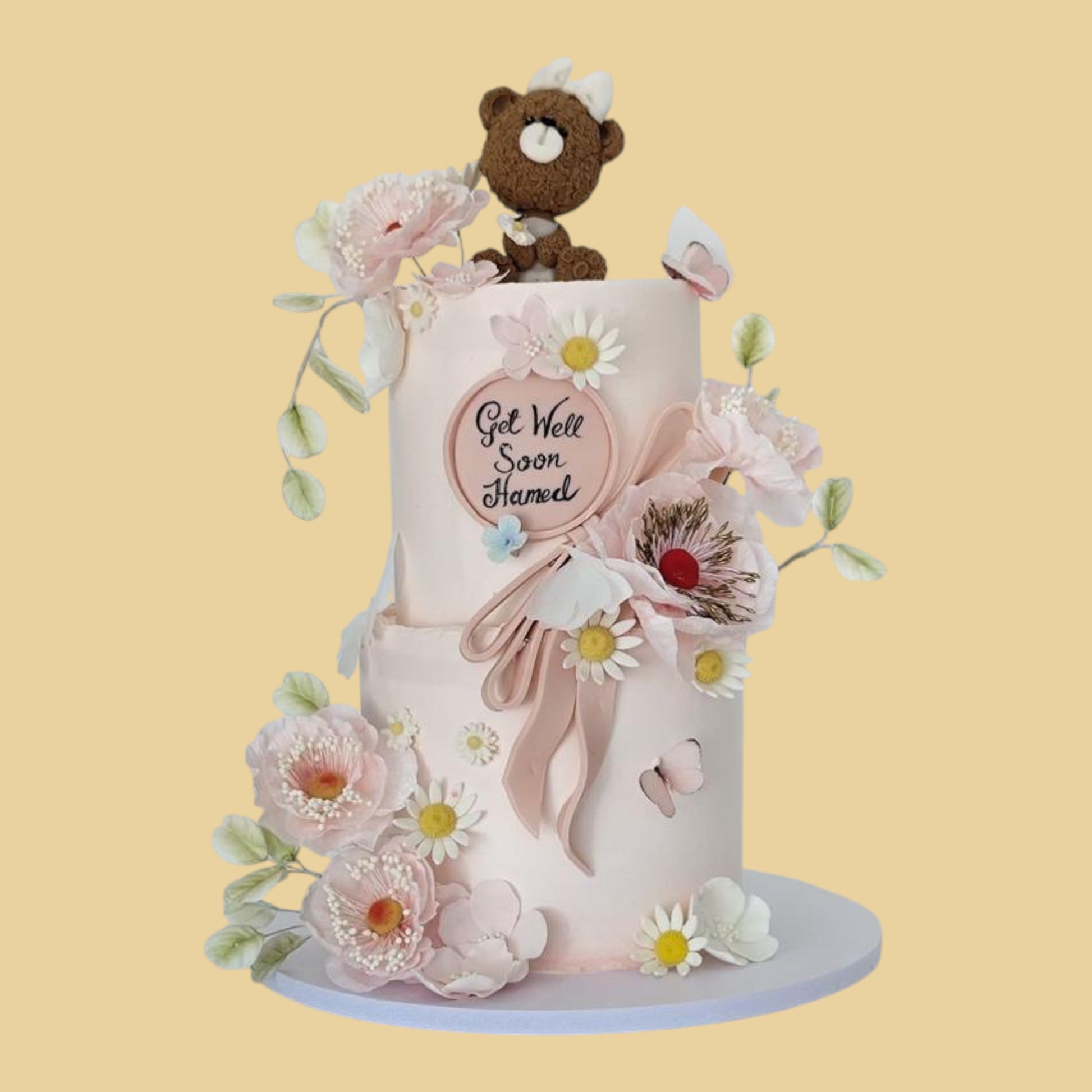 Get Well Teddy — Sugar Paste