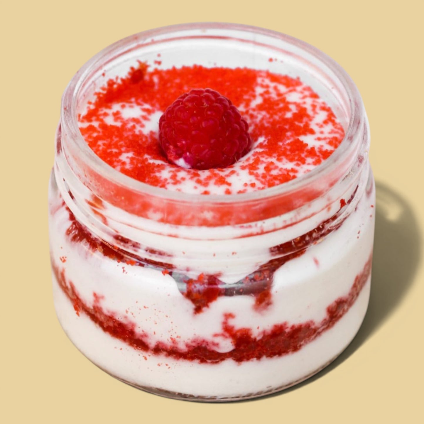 Red Velvet Cheesecake Jar