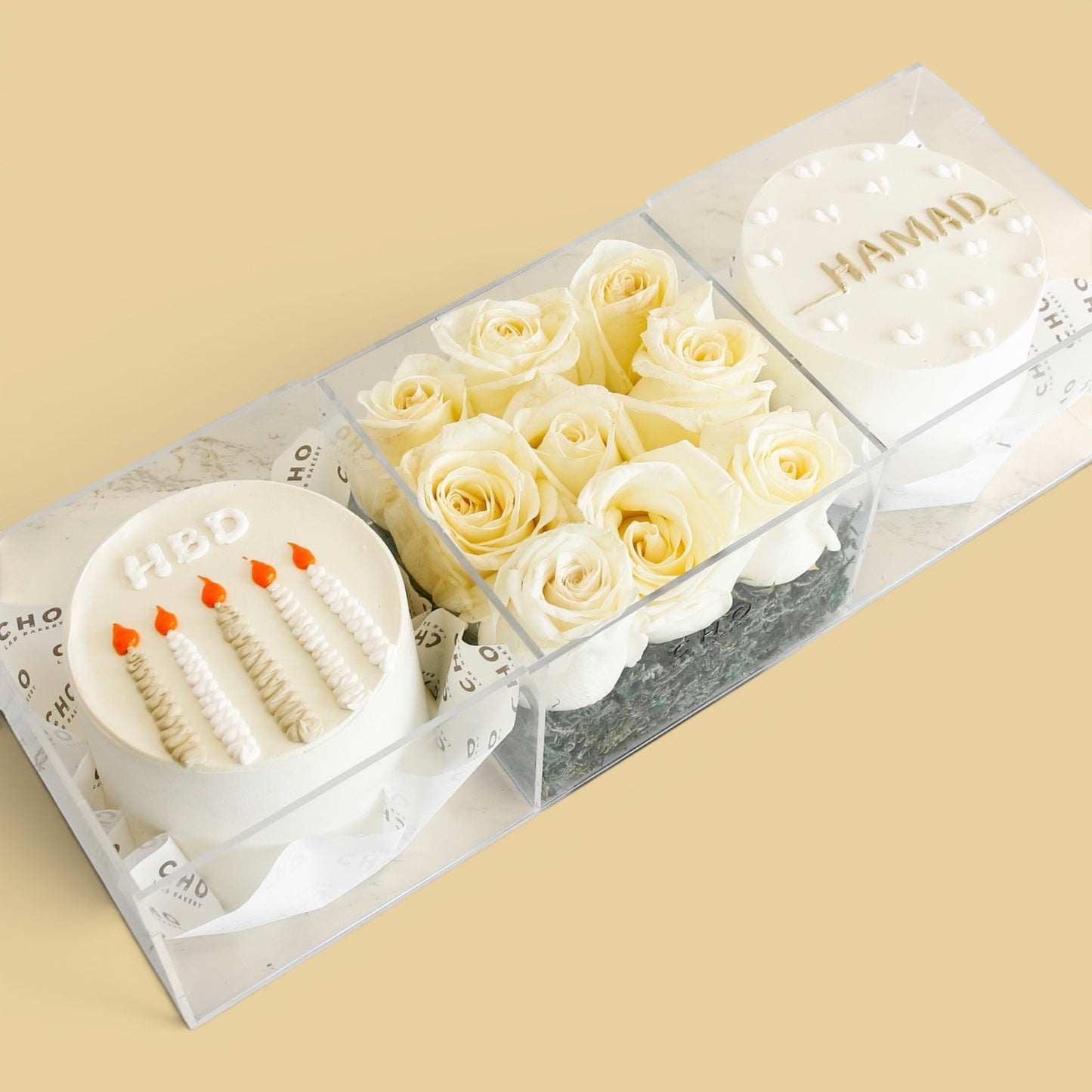 The Triple — White Bloom HBD
