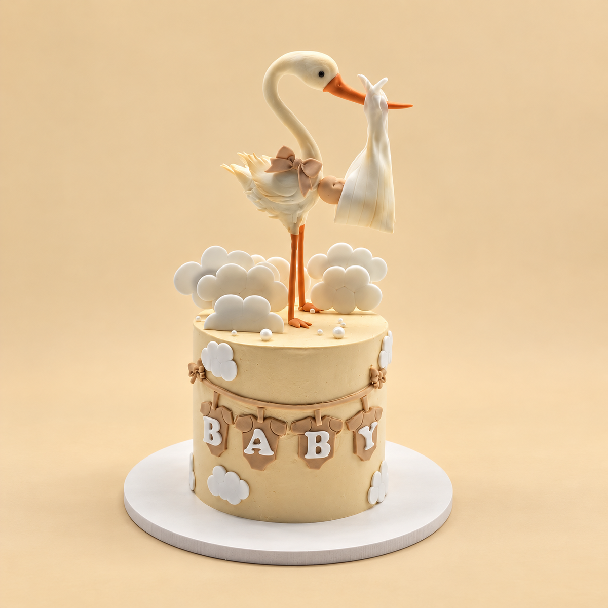 Stork & Clouds — 1 kg cake by CHO LAB BAKERY