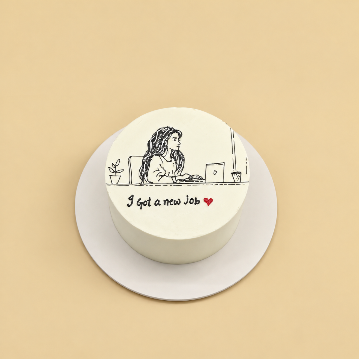 A New Chapter — 1 kg cake by CHO LAB BAKERY