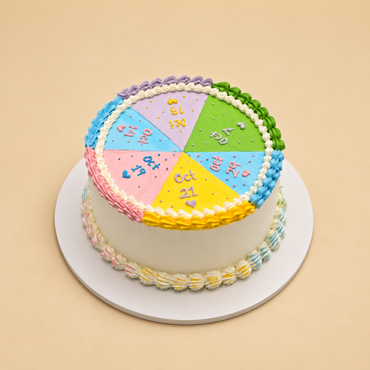 Birthday Palette cake by CHO LAB BAKERY — view 1