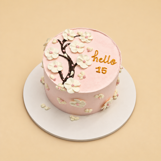 Cherry Blossom cake by CHO LAB BAKERY — view 1