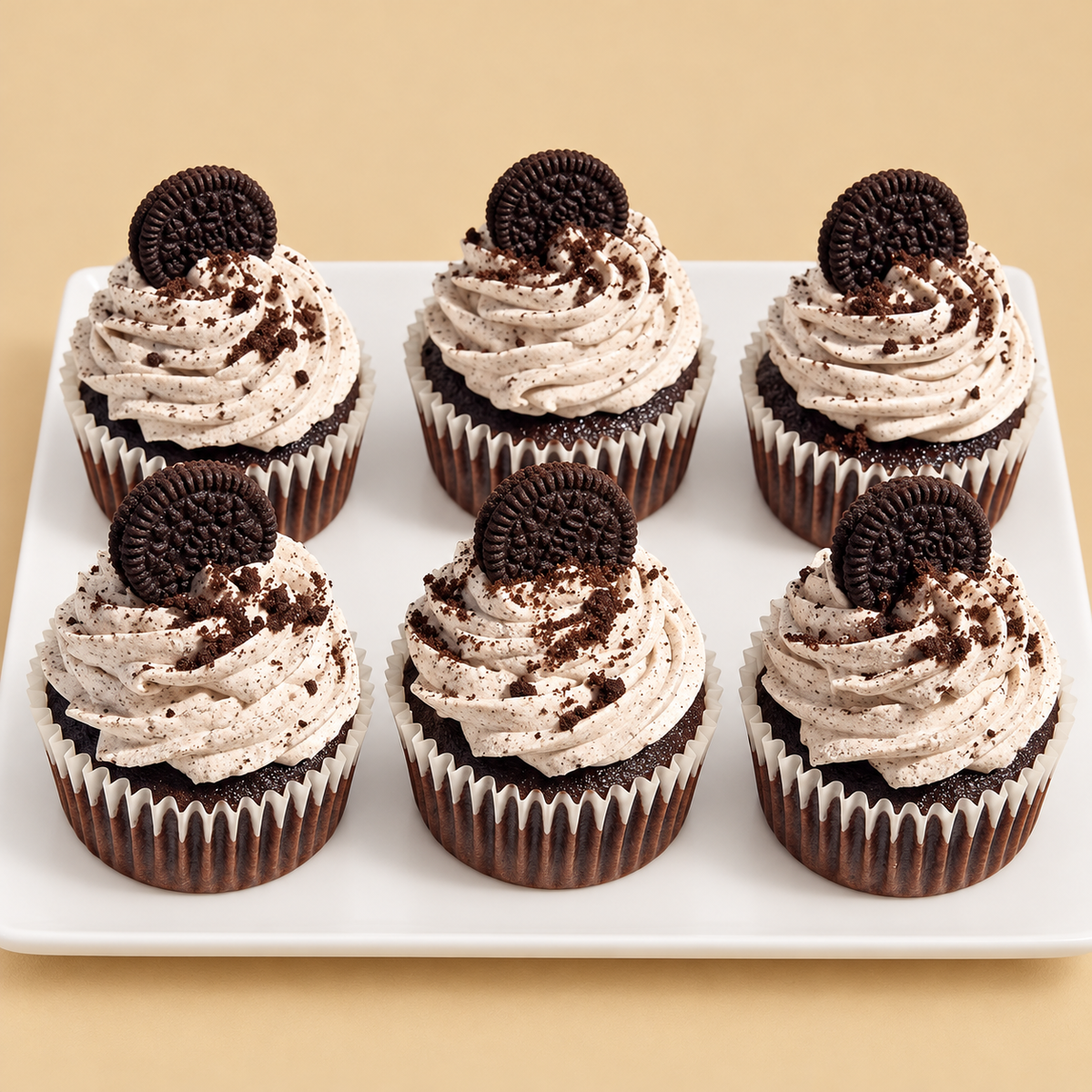 Cookie Crumble Swirl Cupcake Box — reference-based design preview