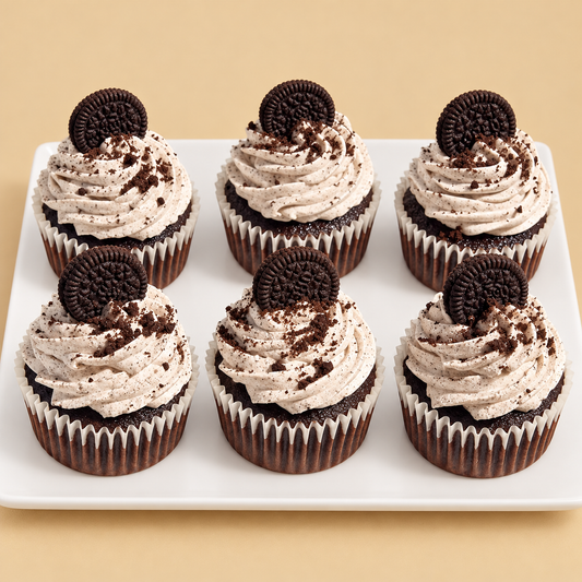 Cookie Crumble Swirl Cupcake Box — reference-based design preview