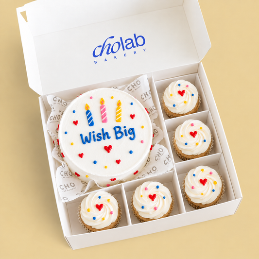 Wish Big — Mini Cake with Five Cupcakes