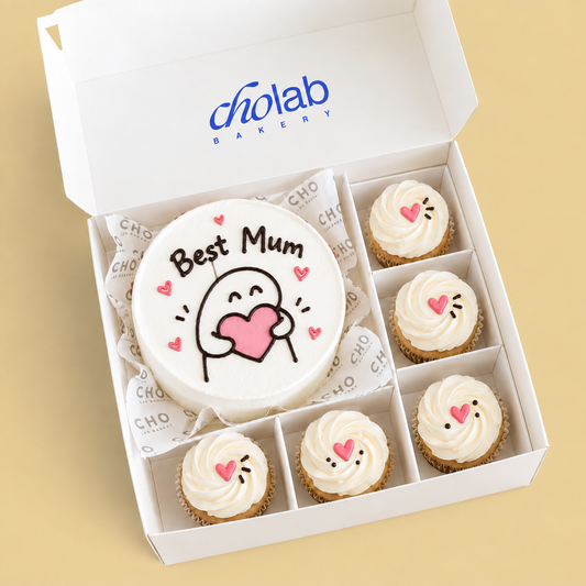 Best Mum — Mini Cake with Five Cupcakes