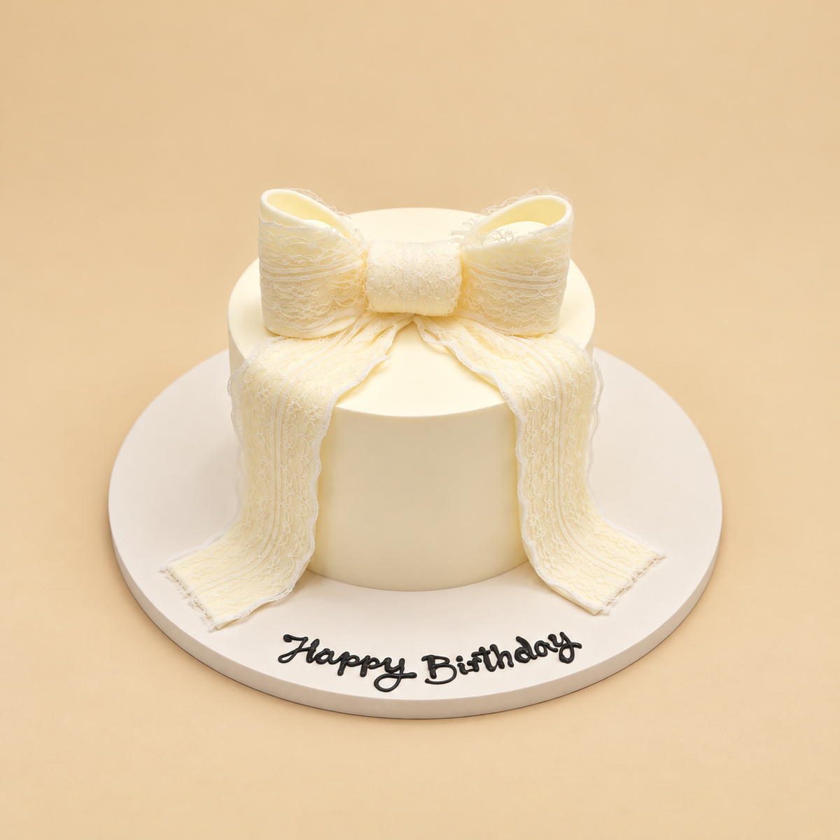 The Ivory Bow cake by CHO LAB BAKERY — view 1