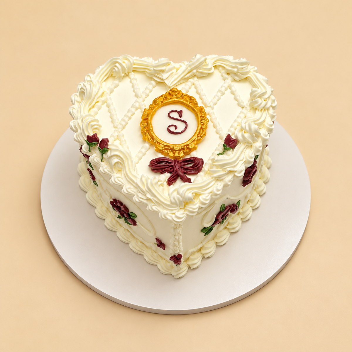 The Rose Cameo cake by CHO LAB BAKERY — view 1
