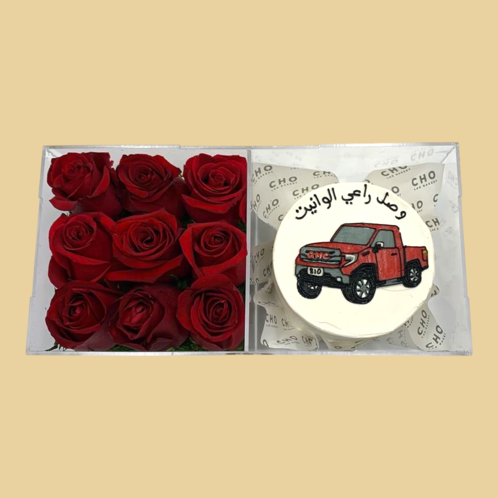 GMC Sierra Red — Double Acrylic Bloom