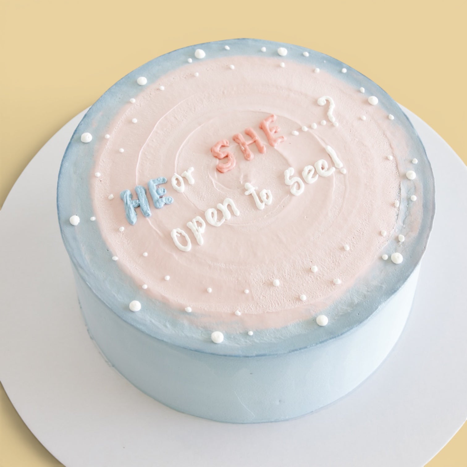 The Reveal Cake