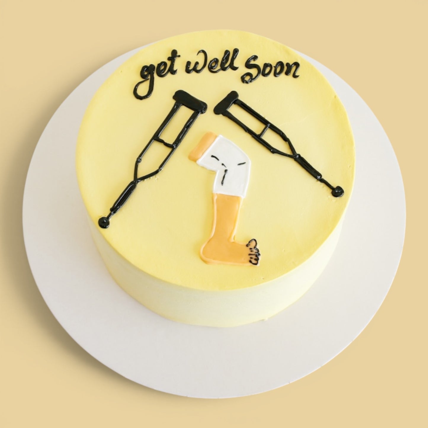 Broken Leg — Get Well