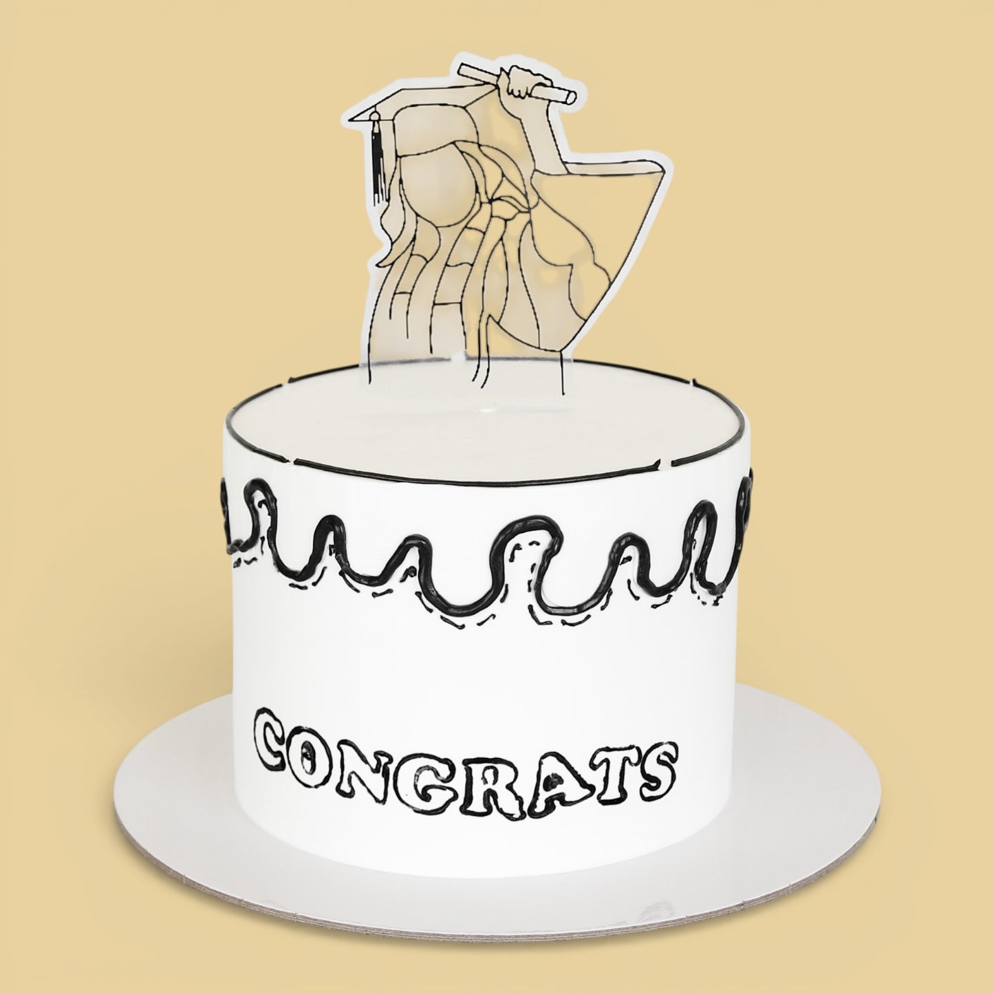 Her Graduation — Acrylic Topper