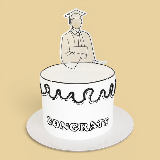 His Graduation — Acrylic