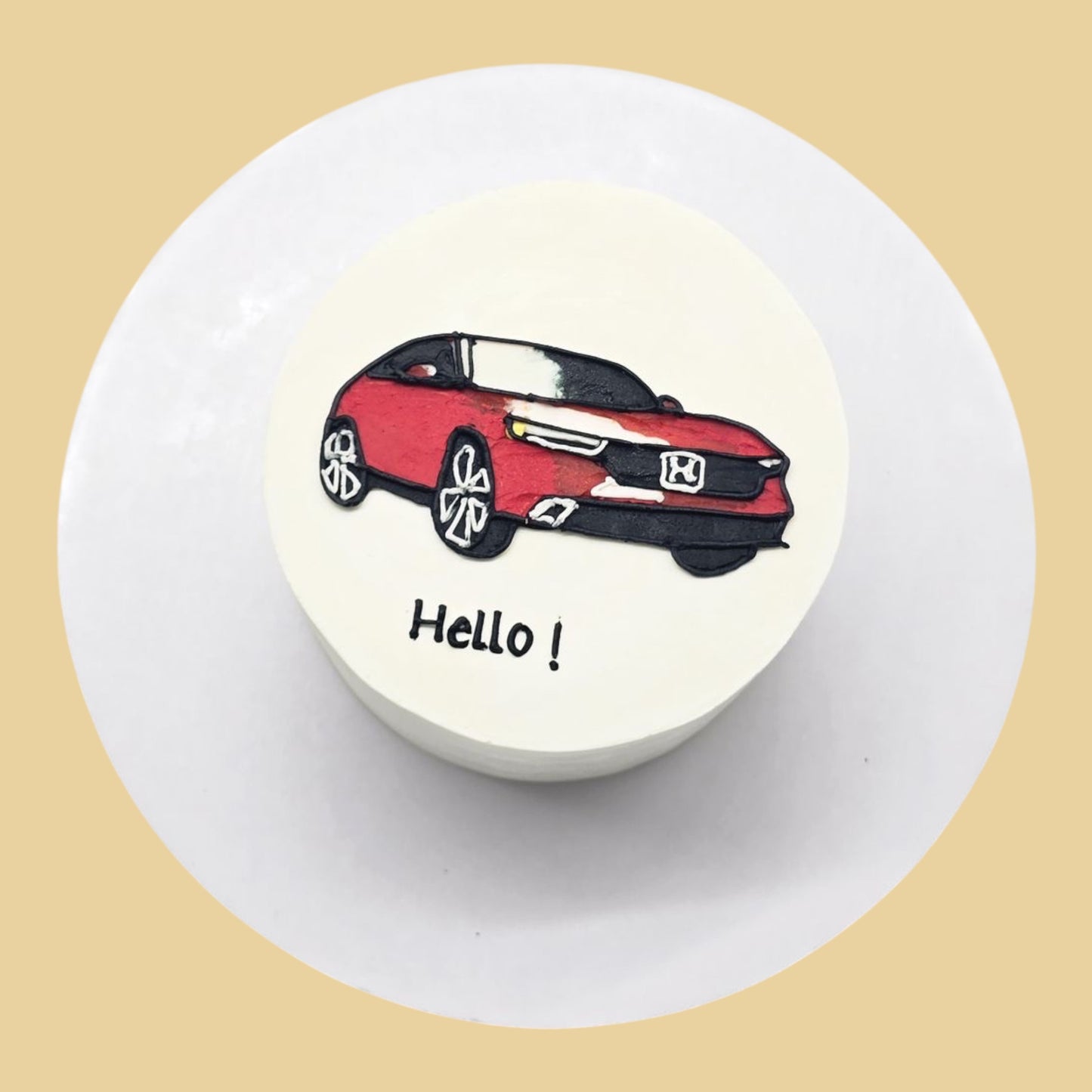 Honda Accord Red — Custom Car